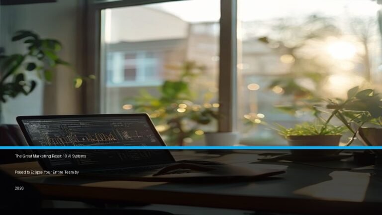 The Great Marketing Reset: 10 AI Systems Poised to Eclipse Your Entire Team by 2026
