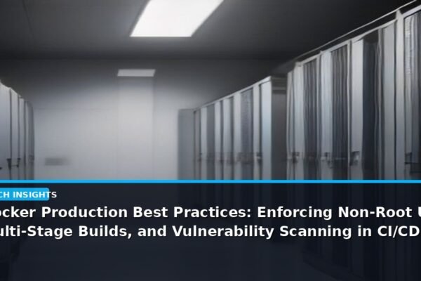 Docker Production Best Practices: Enforcing Non-Root Users, Multi-Stage Builds, and Vulnerability Scanning in CI/CD