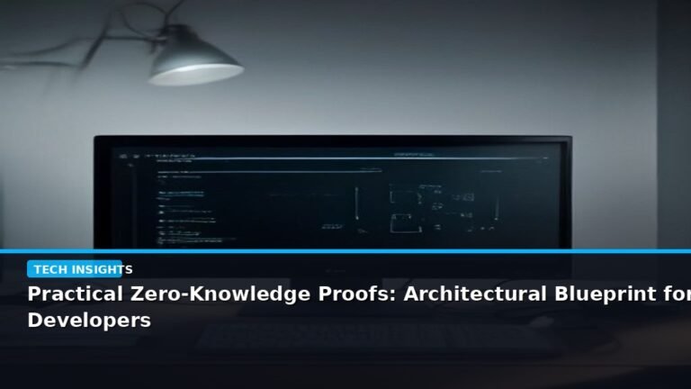 Practical Zero-Knowledge Proofs: Architectural Blueprint for Developers - editorial cover photograph