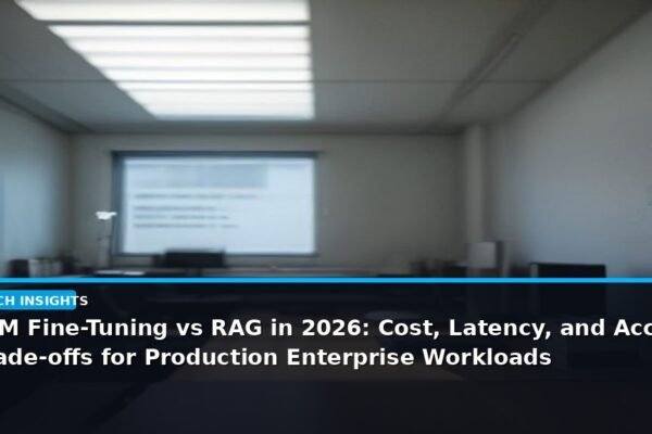 LLM Fine-Tuning vs RAG in 2026: Cost, Latency, and Accuracy Trade-offs for Production Enterprise Workloads