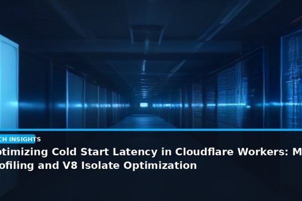 Optimizing Cold Start Latency in Cloudflare Workers: Memory Profiling and V8 Isolate Optimization
