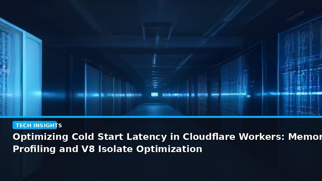 Optimizing Cold Start Latency in Cloudflare Workers: Memory Profiling and V8 Isolate Optimization - editorial cover photograph
