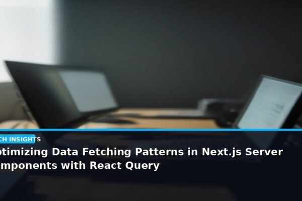 Optimizing Data Fetching Patterns in Next.js Server Components with React Query