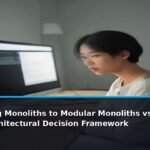 Refactoring Monoliths to Modular Monoliths vs Microservices: A 2026 Architectural Decision Framework - editorial cover photograph