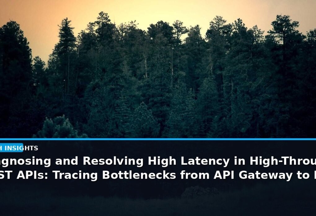 Diagnosing and Resolving High Latency in High-Throughput REST APIs: Tracing Bottlenecks from API Gateway to Database - editorial cover photograph