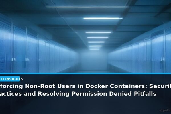 Enforcing Non-Root Users in Docker Containers: Security Best Practices and Resolving Permission Denied Pitfalls