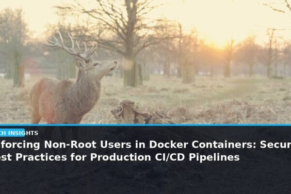Enforcing Non-Root Users in Docker Containers: Security Best Practices for Production CI/CD Pipelines