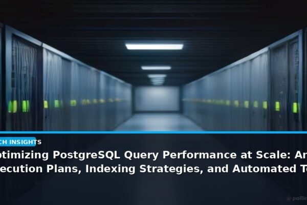 Optimizing PostgreSQL Query Performance at Scale: Analyzing Execution Plans, Indexing Strategies, and Automated Tools