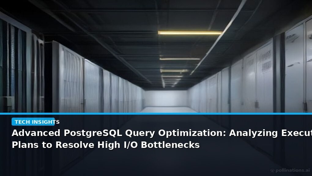 Advanced PostgreSQL Query Optimization: Analyzing Execution Plans to Resolve High I/O Bottlenecks - editorial cover photograph