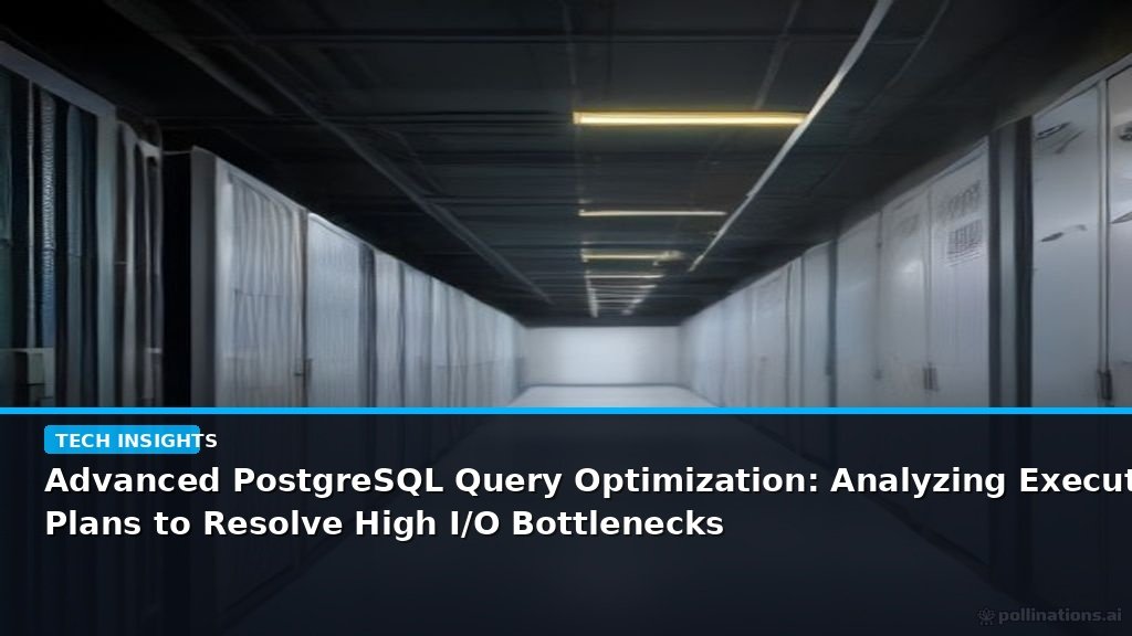Advanced PostgreSQL Query Optimization: Analyzing Execution Plans to Resolve High I/O Bottlenecks - editorial cover photograph