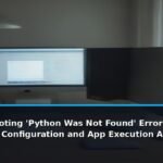 Troubleshooting 'Python Was Not Found' Errors in Windows CMD: PATH Configuration and App Execution Aliases - editorial cover photograph