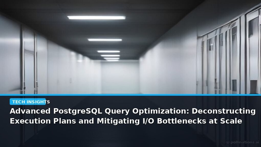 Advanced PostgreSQL Query Optimization: Deconstructing Execution Plans and Mitigating I/O Bottlenecks at Scale - editorial cover photograph