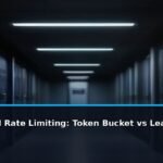 Modern API Rate Limiting: Token Bucket vs Leaky Bucket at High Scale - editorial cover photograph