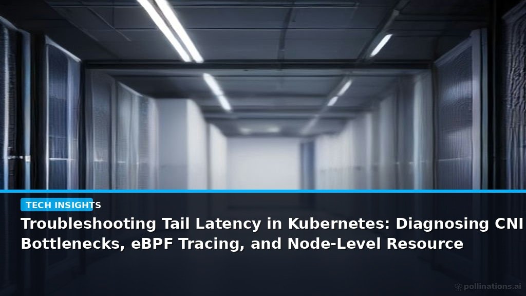 Troubleshooting Tail Latency in Kubernetes: Diagnosing CNI Bottlenecks, eBPF Tracing, and Node-Level Resource Contention - editorial cover photograph