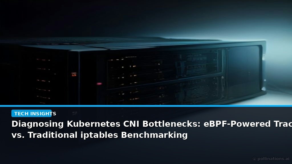 Diagnosing Kubernetes CNI Bottlenecks: eBPF-Powered Tracing vs. Traditional iptables Benchmarking - editorial cover photograph