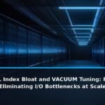 PostgreSQL Index Bloat and VACUUM Tuning: Recovering Disk Space and Eliminating I/O Bottlenecks at Scale - editorial cover photograph