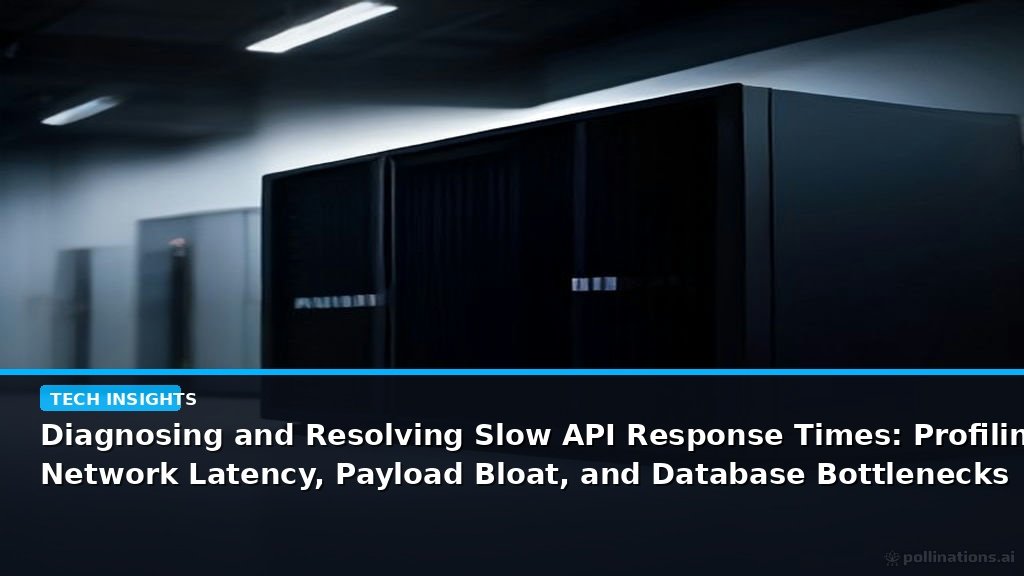 Diagnosing and Resolving Slow API Response Times: Profiling Network Latency, Payload Bloat, and Database Bottlenecks - editorial cover photograph