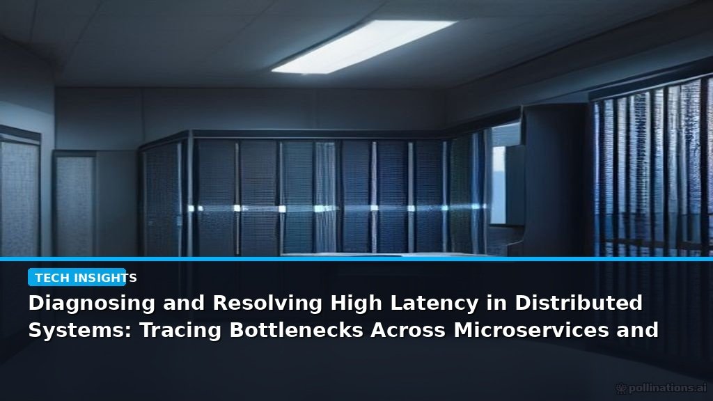 Diagnosing and Resolving High Latency in Distributed Systems: Tracing Bottlenecks Across Microservices and Service Meshes - editorial cover photograph