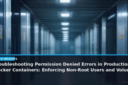 Troubleshooting Permission Denied Errors in Production Docker Containers: Enforcing Non-Root Users and Volume Mounting Conflicts - editorial cover photograph