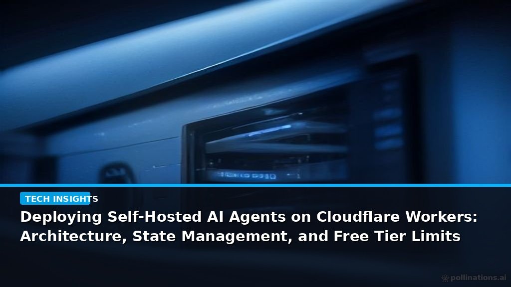 Deploying Self-Hosted AI Agents on Cloudflare Workers: Architecture, State Management, and Free Tier Limits - editorial cover photograph